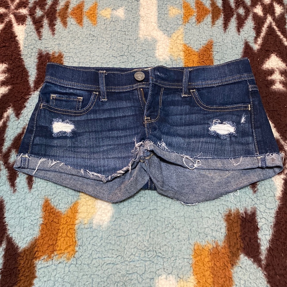 Hollister Dark Wash Jean Shorts
